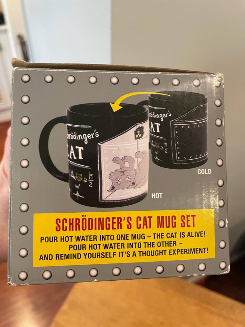 Schrödinger’s Cat Mug Set 
The Unemployed Philosophers Guild 
Like New - Picture 11 of 13